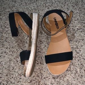 NEW Black sandals